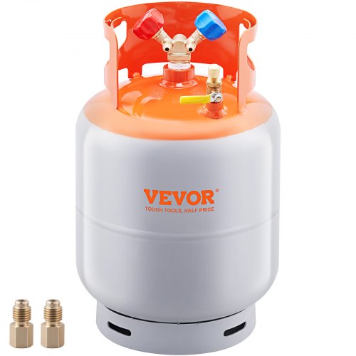 Refrigerant Recovery Reclaim 30lb Cylinder Tank 400 PSI Liquid Rated Y Valve | EU