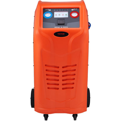 Fully Automatic Refrigerant Recovery Machine - Double Cylinder AC Recovery Machine Kit Built-in Compressor/Electronic Scale/Filter/Recovery Tank, HVAC Recovery Machine Only for R134A+R1234YF