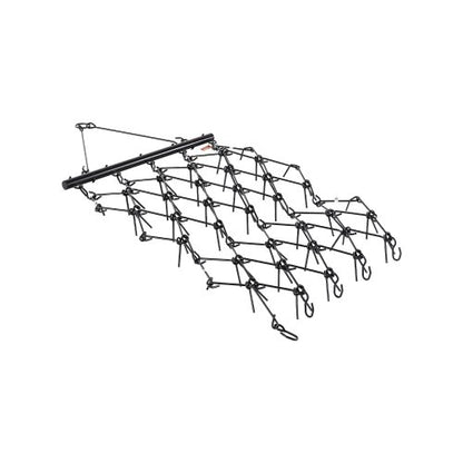 Drag Harrow 4 x 5.6 ft Chain Harrow ATV Lawn Rake for Landscape Leveling | EU