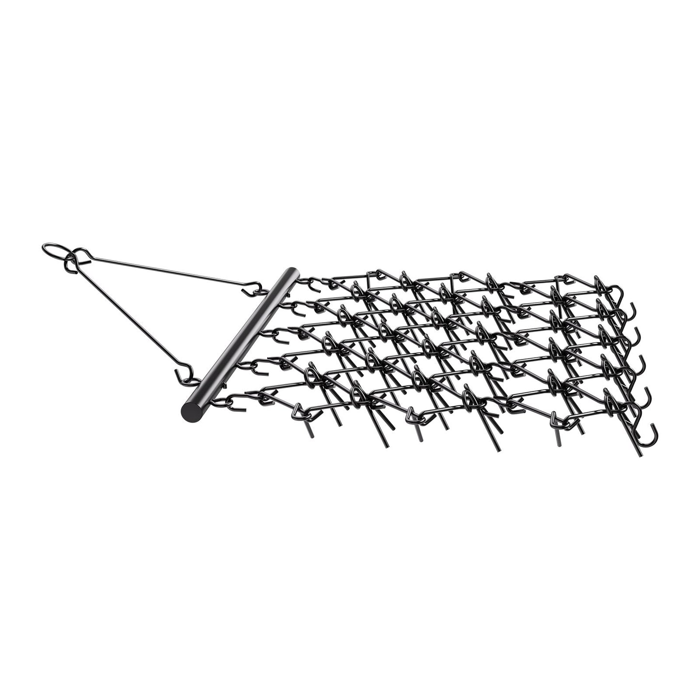 Drag Harrow 5,8 x 4,8 ft Chain Harrow ATV Lawn Rake för landskapsutjämning