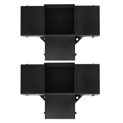 Pergola Bracket Kit 6''x6'', Inner Size 5.6"x5.6 2pcs 4-Way Heavy Duty Corner Bracket Woodworks DIY Post Base Kit, Easy Installation Wood Beams for Gazebos, Patio Pergolas, Log Cabin Outdoor Pergola
