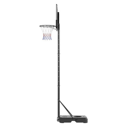 Basketballkorb, 4–10 Fuß höhenverstellbares tragbares Backboard-System, 44 Zoll Basketballkorb und Tor, Basketball-Set für Kinder und Erwachsene mit Rädern, Ständer und befüllbarer Basis, für draußen/drinnen