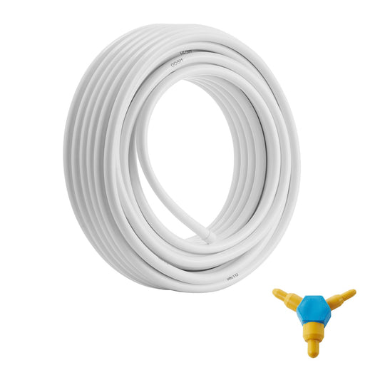 PEX-AL-PEX Pipe, 82 Feet, 5/8'' Diameter Aluminum-Plastic Composite Pipe Oxygen Barrier Radiant Floor PEX Pipe, 0.08'' Thickness Radiant Heating Floor Plumbing 25M Inner Aluminum Layer PEX Pipe Tubing