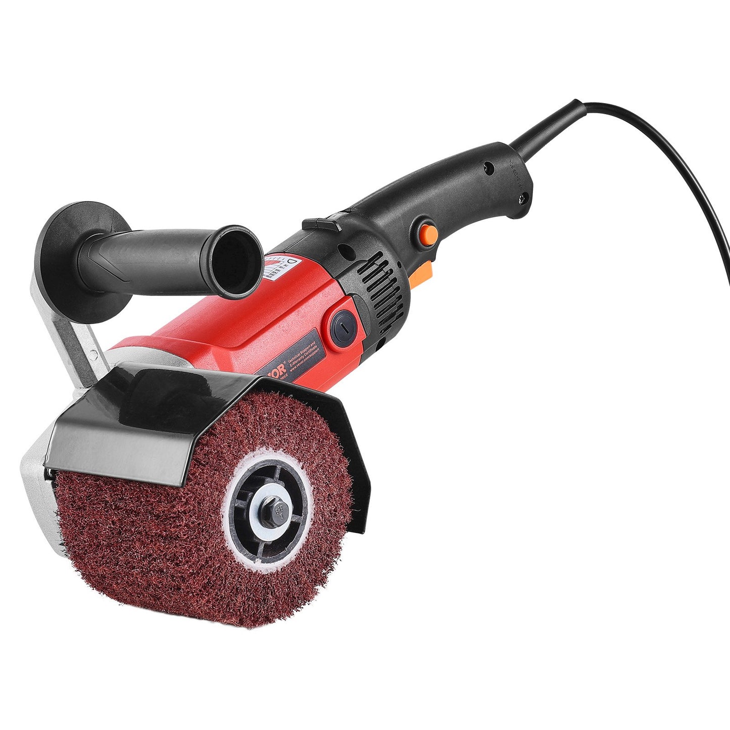 Polerande polermaskin 1200W 6-växlad elektrisk metallpolerare 4 hjul