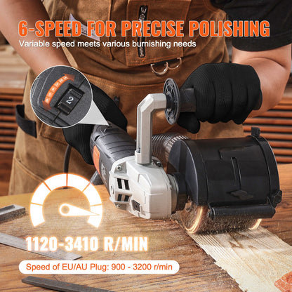 Polishing Polisher 1300W 6-Speed Electric Metal Polisher
