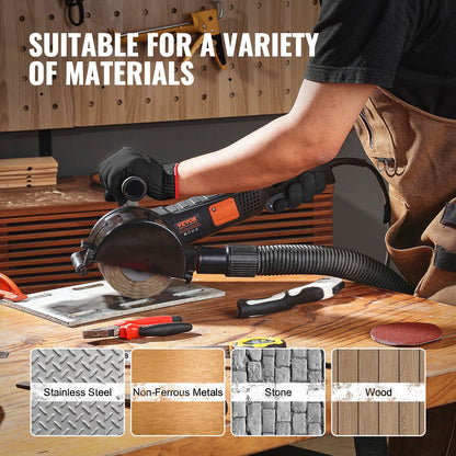 Polishing Polisher 1300W 6-Speed Electric Metal Polisher