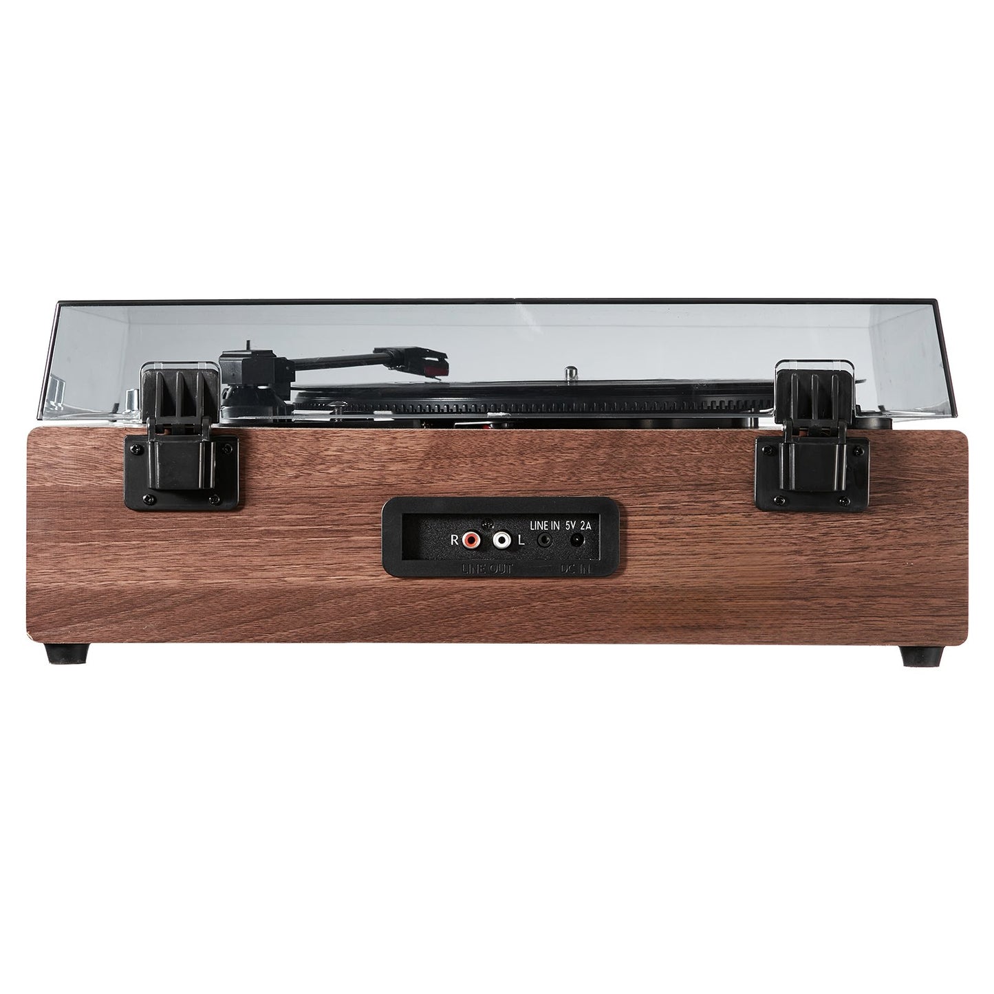 Bluetooth-Schallplattenspieler, bandbetriebener Plattenspieler mit 3 Geschwindigkeiten, 10-W-Lautsprecher