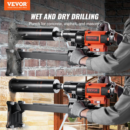 Wet&Dry Diamantkärnborrmaskin Betongkärnborrrigg 3200W 750RPM