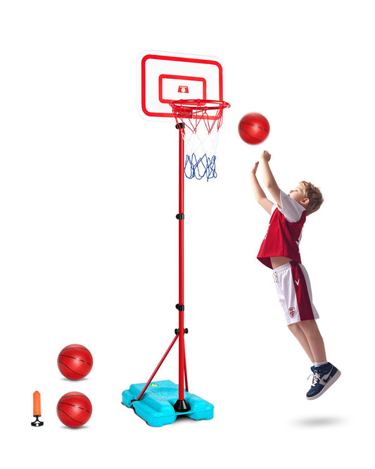 Kids Basketball Hoop Height Adjustable Portable Basketball Court for Children