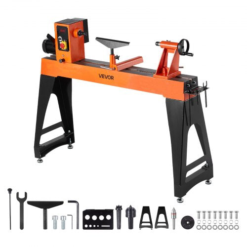Woodworking Lathe 2 HP 18 x 40 Inch Wood Lathe Variable Speed 0-3200 RPM