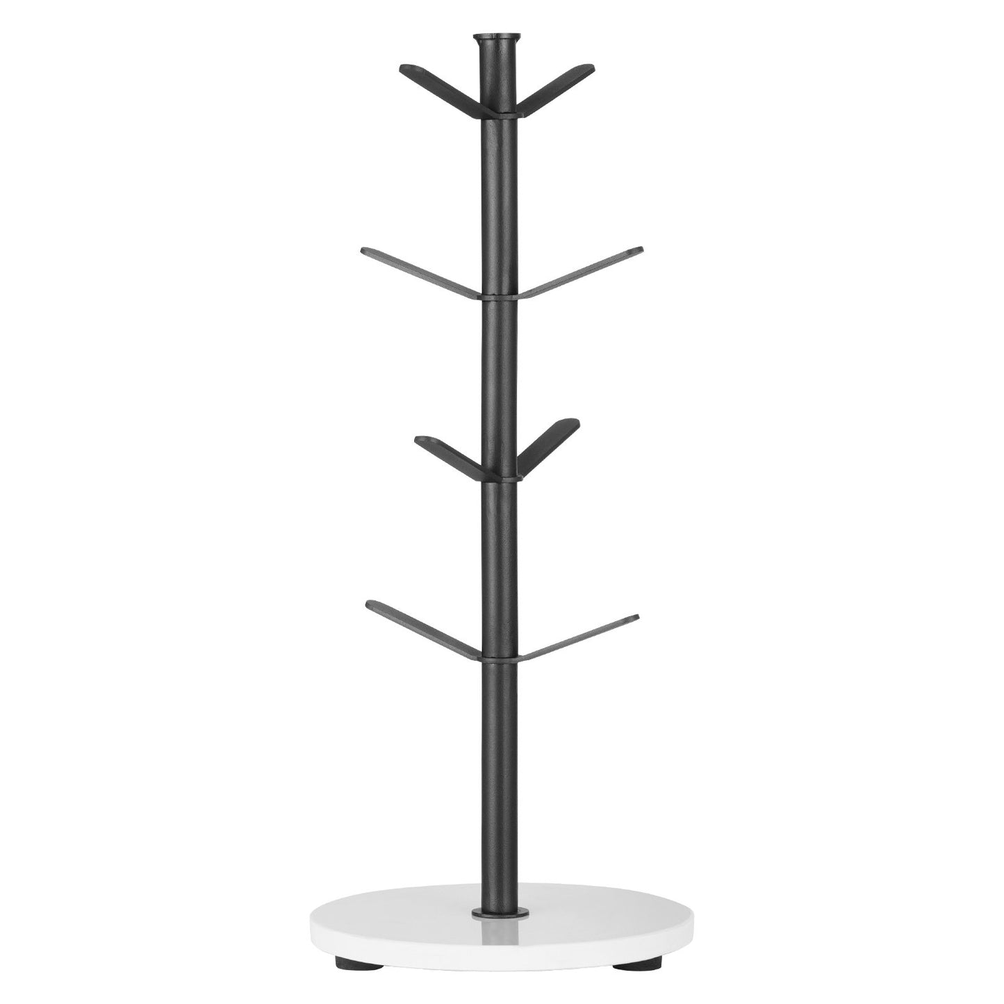 Cup Holder Tree with Marble Base 8 Hooks Cup Tree Stand for Countertop Kitchen