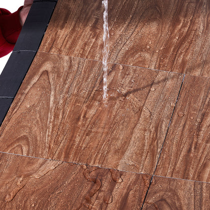 Gym Flooring Set 25 PCS Interlocking PP+PVC Puzzle Rubber Tiles