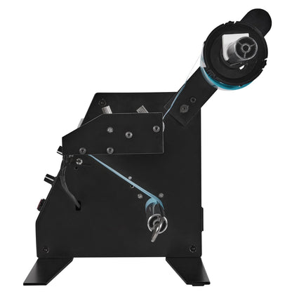 Automatisk etikettdispenser, bredd 0,6"-4,9"/15-125 mm, längd 0,1"-5,9"/3-150 mm, automatisk etikettavskiljare, etikettavskiljare, hastighetsjusterbar etikettapplikator, automatisk räkning 0-999999