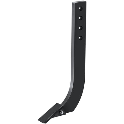 Box Blade Shank, 18" Scarifier Shank, 4 Hål Box Scraper Shank, Ripper Shank med avtagbara avsmalnande tänder och stift, justerbar skaft för utbyte, grävning, plöjning, 6 st.