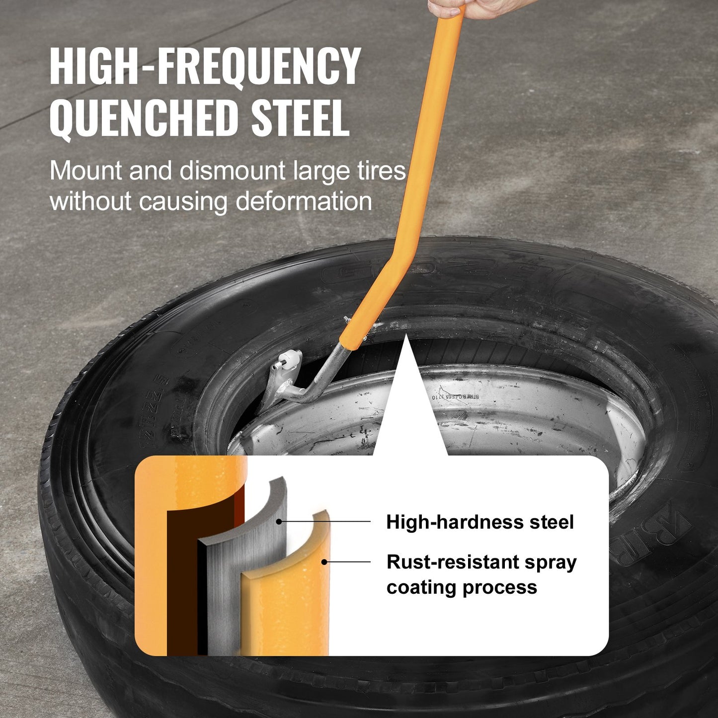 Truck Tire Changer Mount Demontera 22,5-24,5 i Radial Bias Ply/Tubeless däck