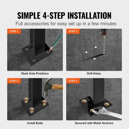 Handrail Bar #1 Fits 1-Step Matte Black