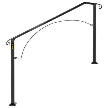 Handrail Arch #3 Fits 3 or 4 steps matte black