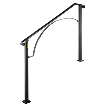Arch #4 Handrail Fits 4 or 5 steps matte black