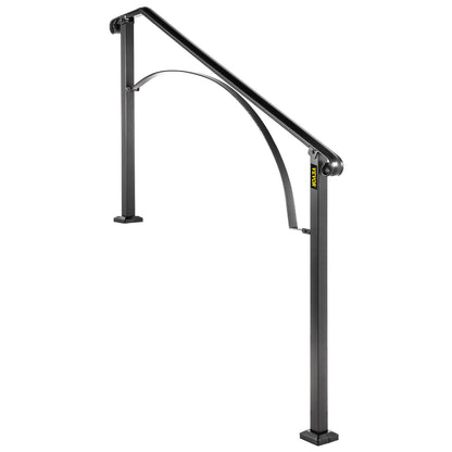 Arch #4 Handrail Fits 4 or 5 steps matte black