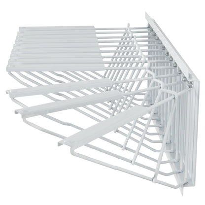 Wall Mount Blueprint Storage Rack Blueprint Hållare med 12 svängbara fästen
