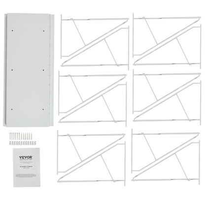 Wall Mount Blueprint Storage Rack Blueprint Hållare med 12 svängbara fästen