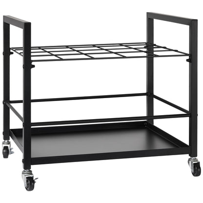 Blueprint Storage Rack 20 platser Mobil rullfilhållare för arkitektonisk
