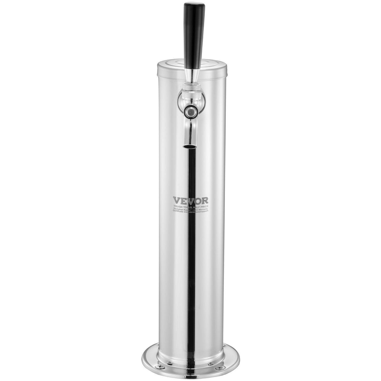 Single Tap Kegerator Tower Kit Kegerator Beer Tower & A-System Keg Coupler