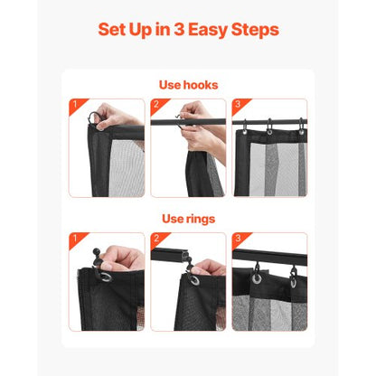 Replacement netting for pavilions, netting for 10x10x 6.5 ft patio, netting only | EU