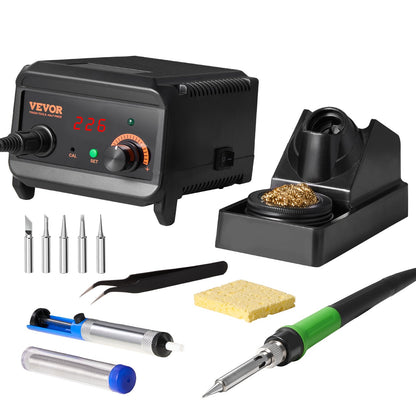 Soldering Iron Station 75W LCD Display Soldering Station Kit 122°F-932°F