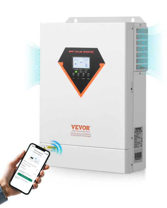 Hybrid Solar Inverter Laddare 6000W 220/230V WIFI Inbyggd 120A MPPT Controller