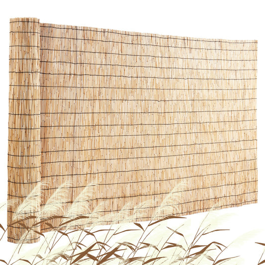 Reed Fence Bakgård Landscaping Sekretess Blind stängselskärm 16,4' x 5,5'