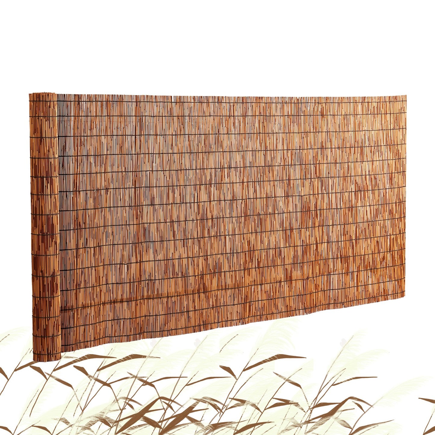 Reed Fence Bakgård Landscaping Sekretess Blind stängselskärm 16,4' x 4'