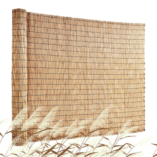 Reed Fence Bakgård Landscaping Sekretess Blind stängselskärm 16,4' x 4'