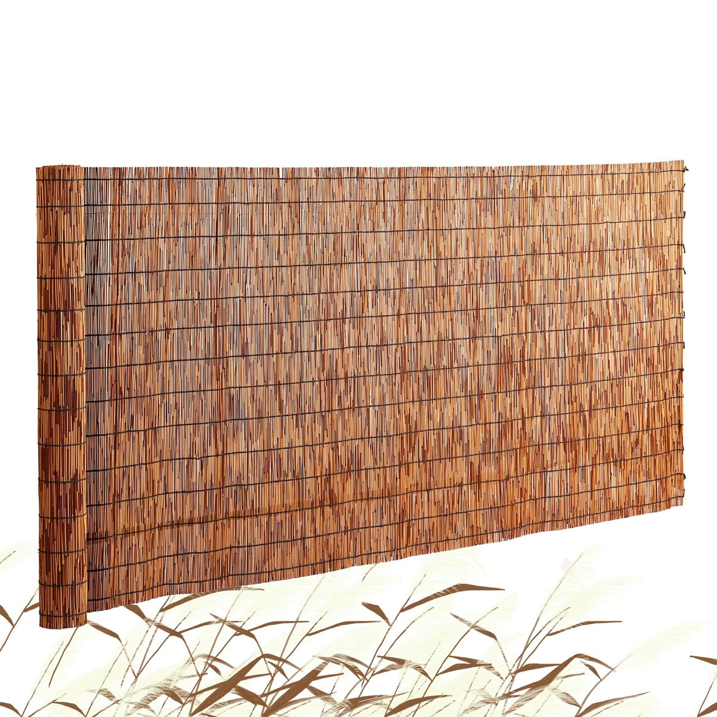 Reed Fence Bakgård Landscaping Sekretess Blind stängselskärm 16,4' x 5,5'