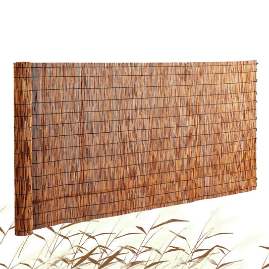Reed Fence Bakgård Landscaping Sekretess Blind stängselskärm 16,4' x 5,5'