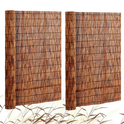 2-pack vassstaket Landscaping Privacy Blind stängselskärm 16,4' x 4'