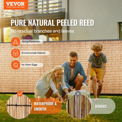 Reed Fence Bakgård Landscaping Sekretess Blind stängselskärm 9,8 tum x 3,3 tum