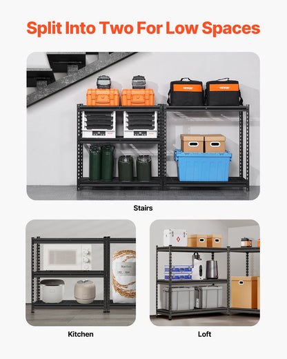 Storage Shelves 5-Tier Adjustable Heavy Duty Garage Shelf 2000 lbs