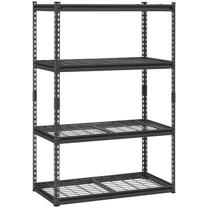 Storage Shelves 4-Tier Adjustable Heavy Duty Garage Shelf 2400 lbs