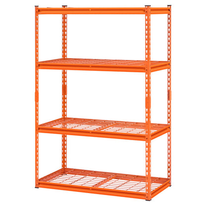 Förvaringshyllor 4-vånings justerbar Heavy Duty garagehylla 2400 lbs