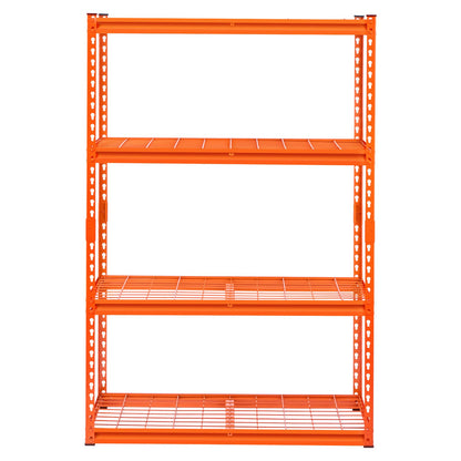 Förvaringshyllor 4-vånings justerbar Heavy Duty garagehylla 2400 lbs