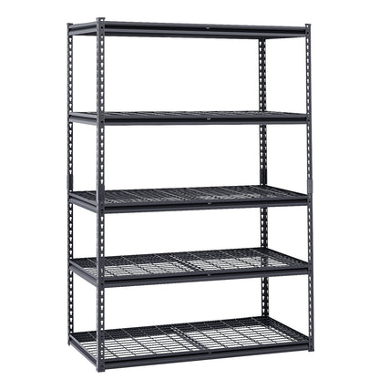 Förvaringshyllor 5-vånings Justerbar Heavy Duty Garagehylla 3000 lbs