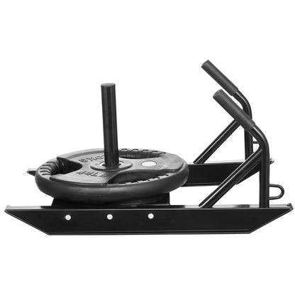 Weight Power Pull Push Sled Fitness Strength Speed Training Sled Black