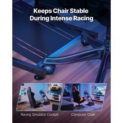 Racing Wheel Stand, Justerbart & Hopfällbart Simulatorställ för Logitech G29 G27 G920 G923, Thrustmaster T300RS T300GT T248 TS-PC TSXW Gaming Cockpit, Pedalsimulator ingår ej |  EU