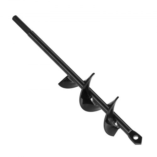 Auger Drill 1.57 x 8.67 Inch Soil Spiral Post Hole Digger Planting Tool
