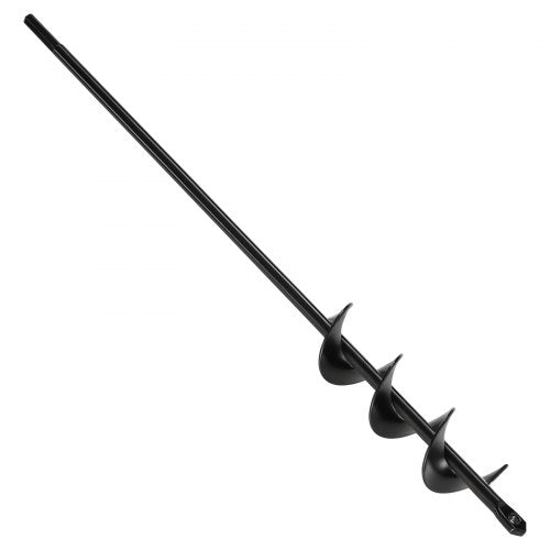 Auger Drill 1.57 x 16.5 Inch Soil Spiral Post Hole Digger Planting Tool