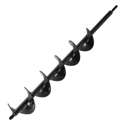 Auger Drill 3.15 x 23.6 Inch Soil Spiral Post Hole Digger Planting Tool
