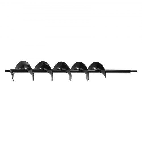 Auger Drill 3.15 x 23.6 Inch Soil Spiral Post Hole Digger Planting Tool
