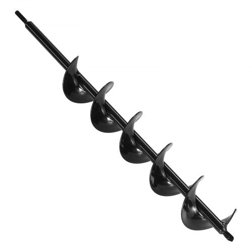 Auger Drill 3.15 x 23.6 Inch Soil Spiral Post Hole Digger Planting Tool