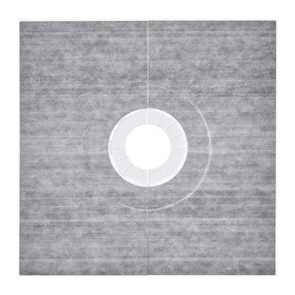 Shower edge kit, 914x914 mm shower tray kit with 160 mm central drain, lightweight EPS shower installation kits with 2 waterproof sheets, shower tray tilt rods Suitable for bathrooms